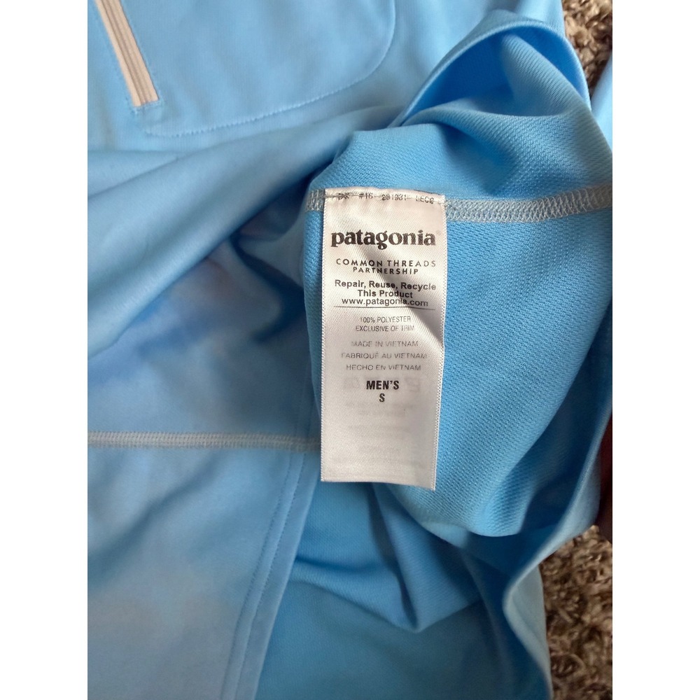 Patagonia Mens Capilene Thermal Weight Long Sleeve Shirt Blue S STY52647SP16 - Picture 7 of 9